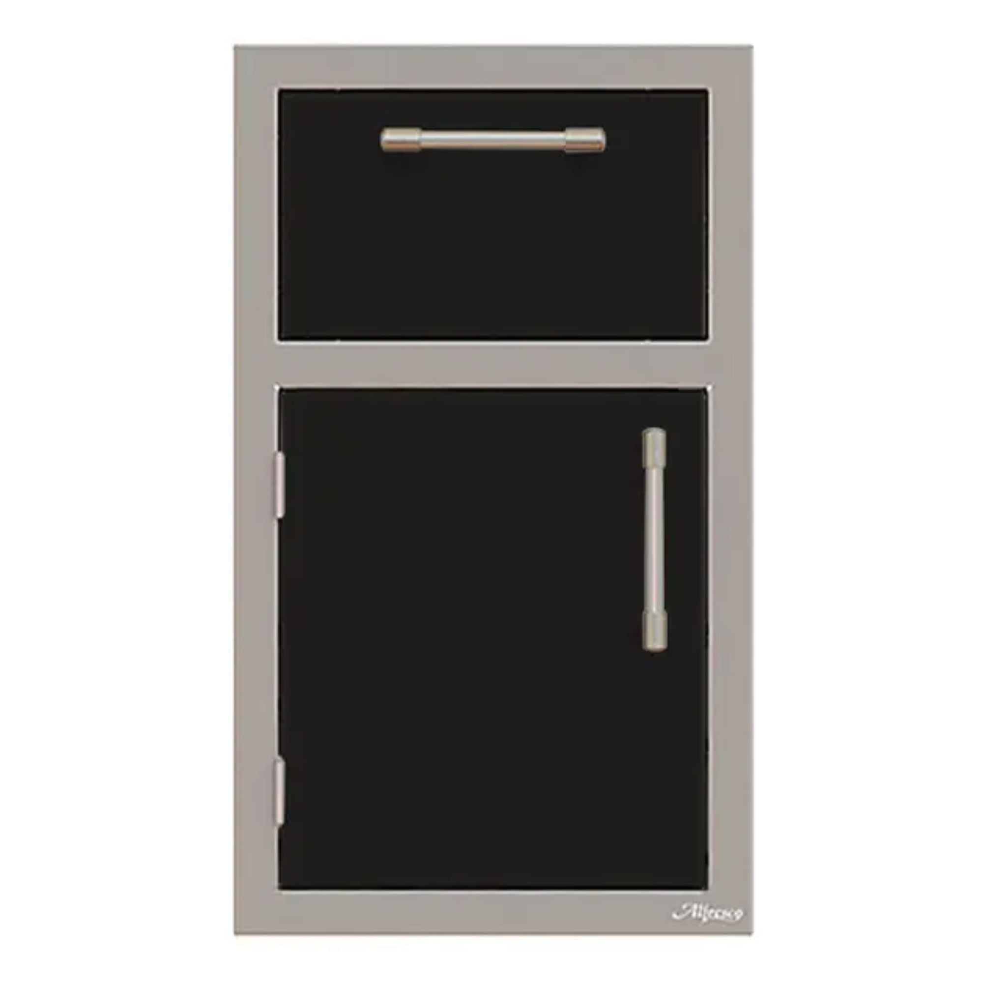 Alfresco 17-Inch Stainless Steel Left-Hinged Door & Paper Towel Holder Combo