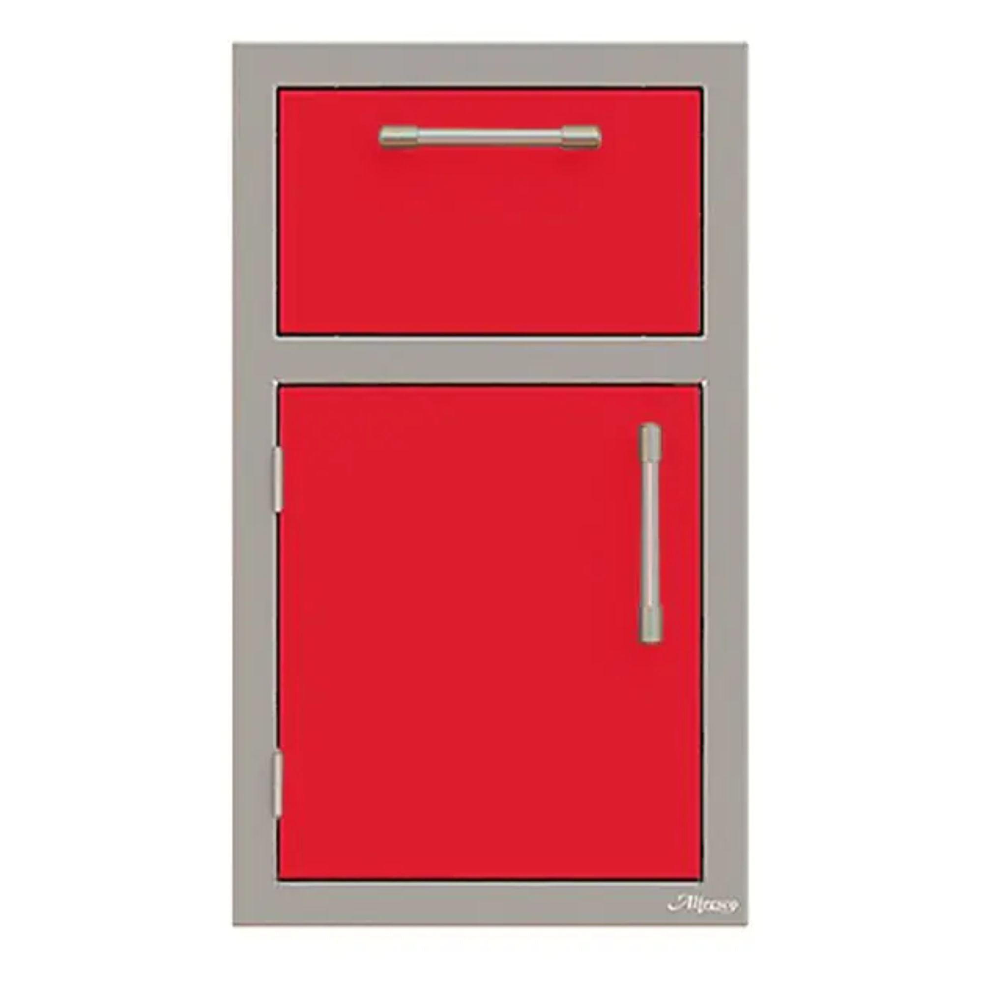 Alfresco 17-Inch Stainless Steel Left-Hinged Door & Paper Towel Holder Combo