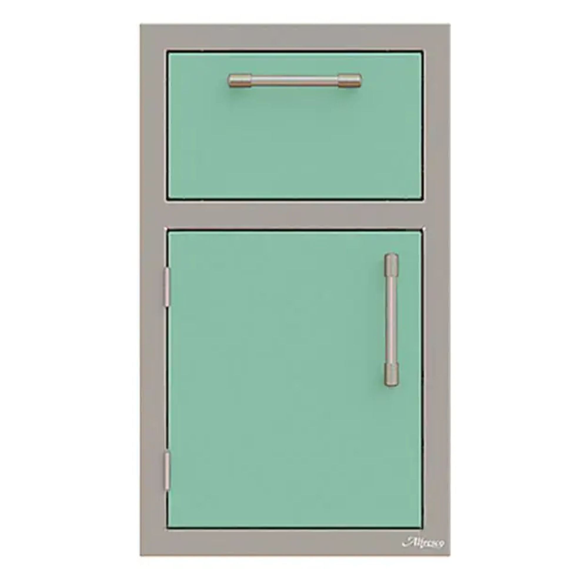 Alfresco 17-Inch Stainless Steel Left-Hinged Door & Paper Towel Holder Combo