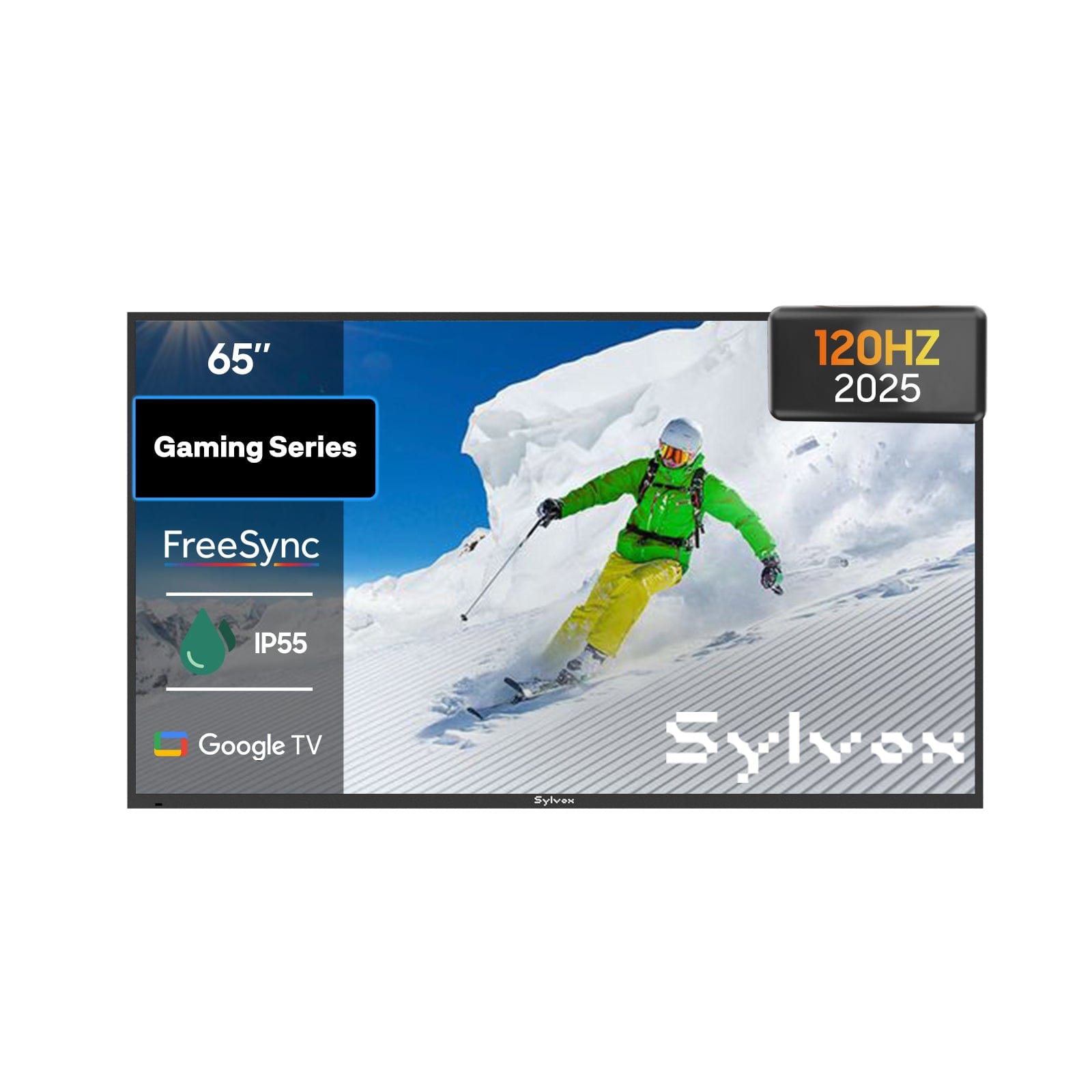 SYLVOX 65" 120HZ Waterproof Outdoor TV-2025 Gaming Series