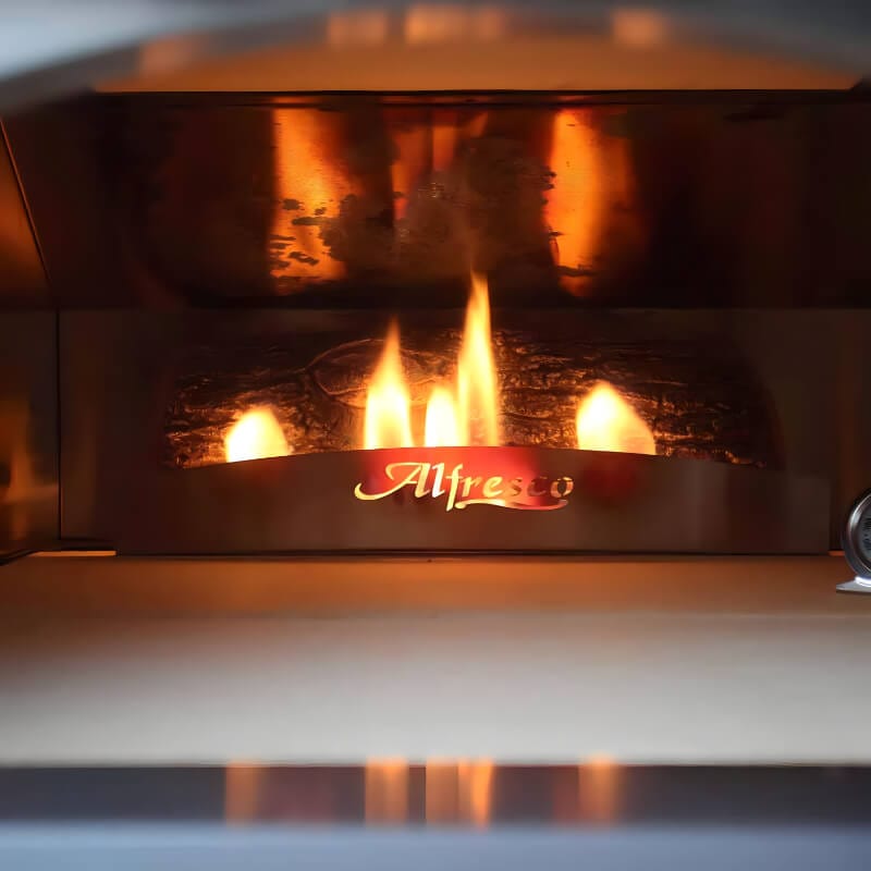 Alfresco 30-Inch Built-in Outdoor Pizza Oven Plus