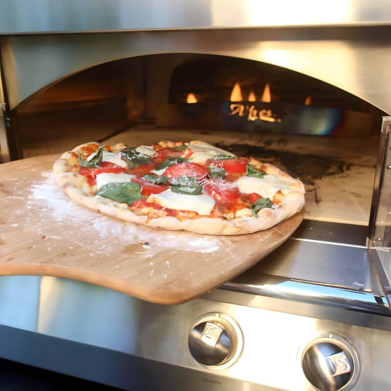 Alfresco 30-Inch Built-in Outdoor Pizza Oven Plus