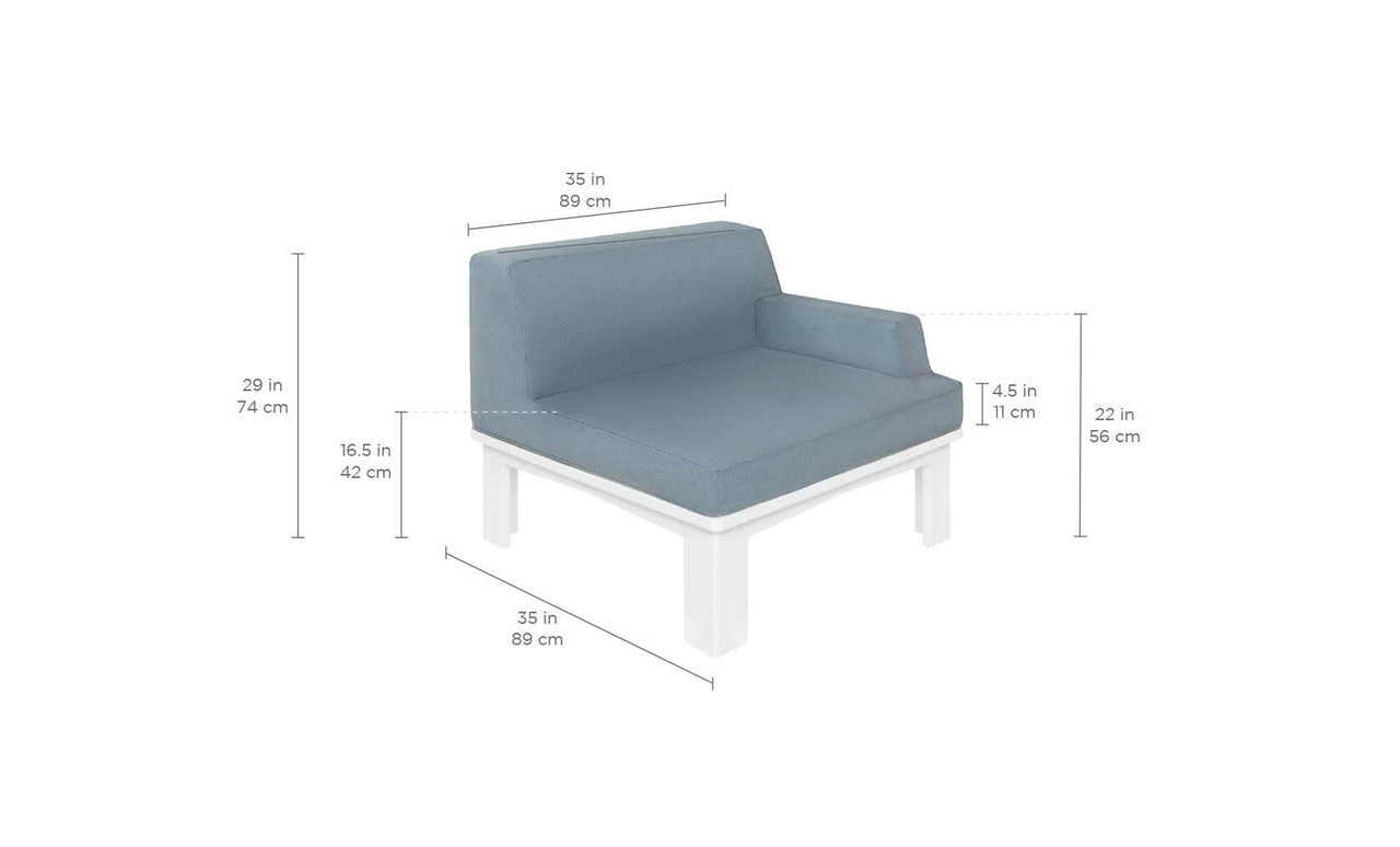 Ledge Mainstay Sectional Left Armchair