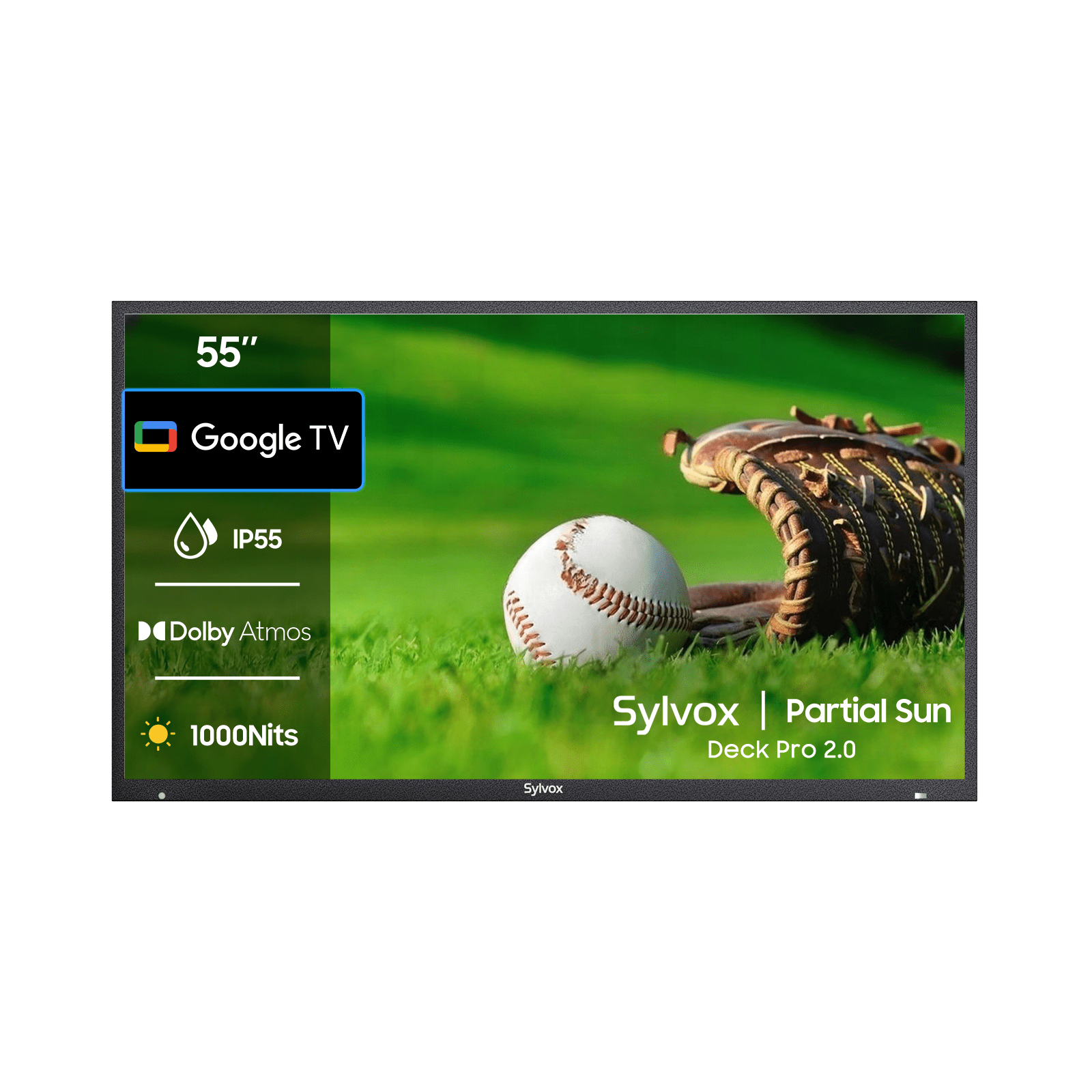 SYLVOX 55" Outdoor TV(Google TV) - 2024 Deck Pro 2.0