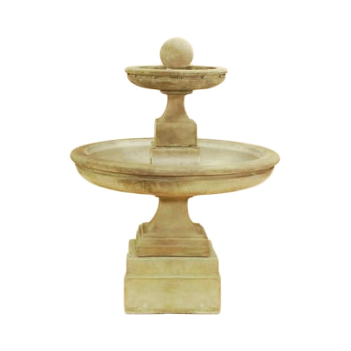 Elegant Hampton Short Two-Tier Water Fountain