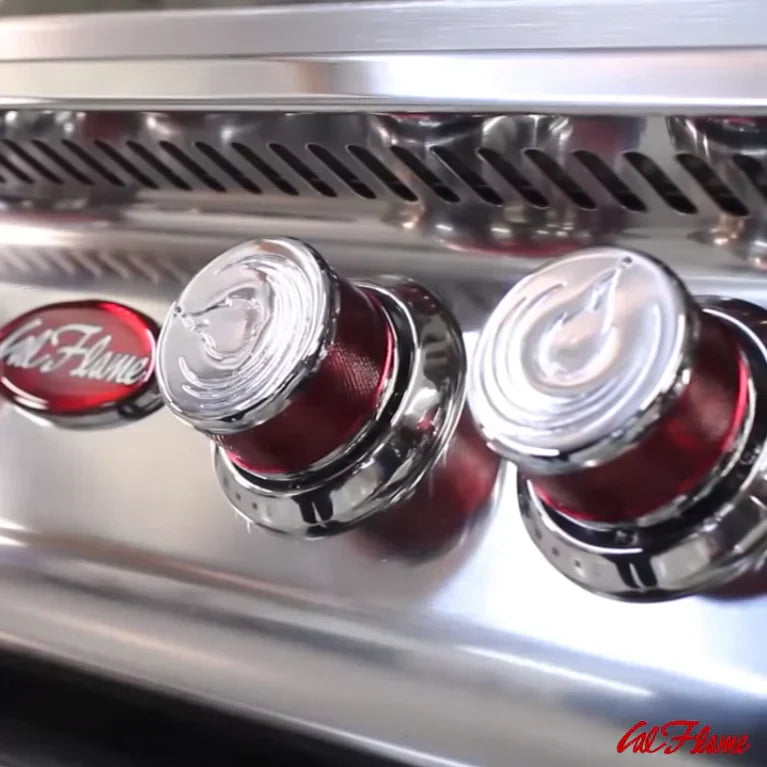 Cal Flame Premium P Series Built-in Grill With Rotisserie And Griddle