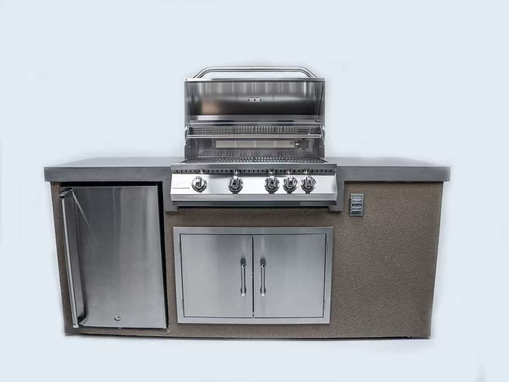 KoKoMo Straight 7' BBQ Island