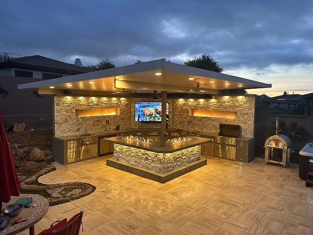 KoKoMo Luxury Outdoor Kitchen BBQ Grill Island