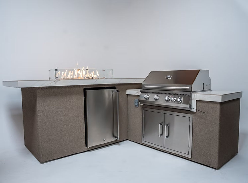 KoKoMo Baja w/ Fire 7'6" x 9' BBQ Island
