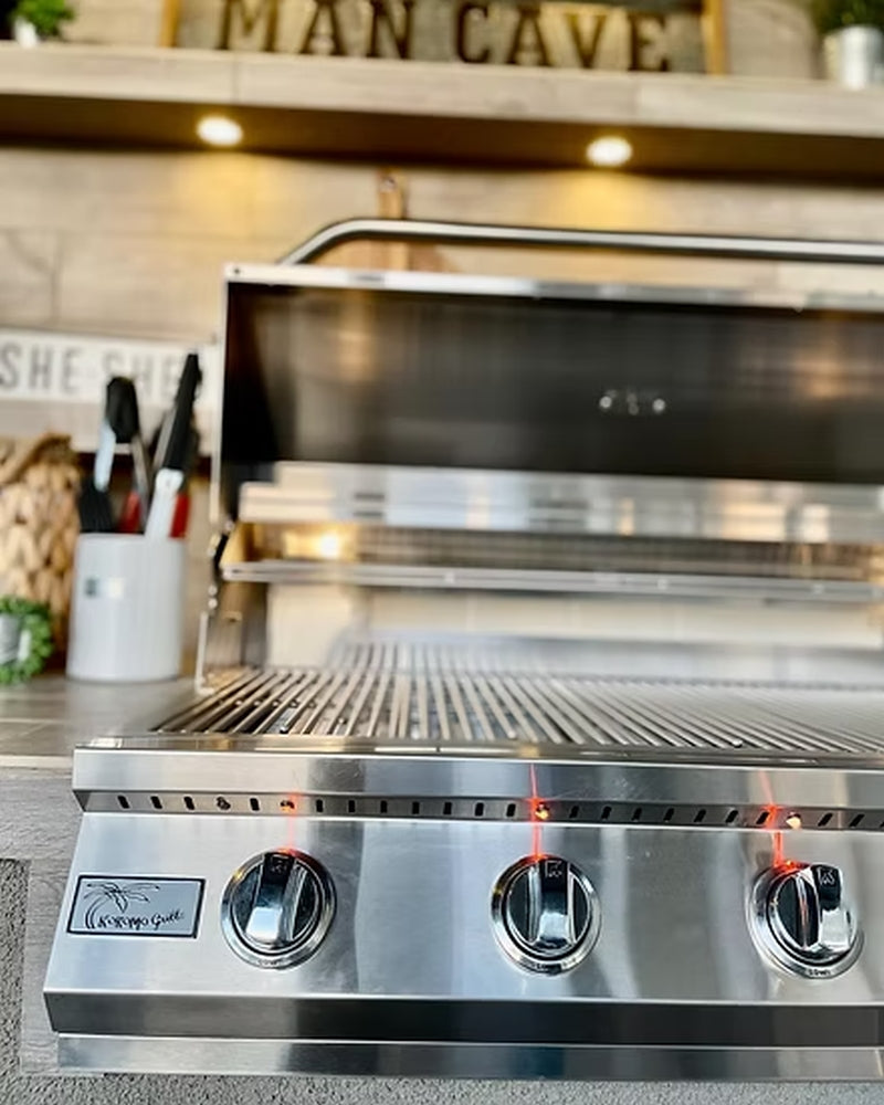 KoKoMo Fantasy Island 20' x 20' Luxury BBQ Entertainment Pavilion with 70" TV