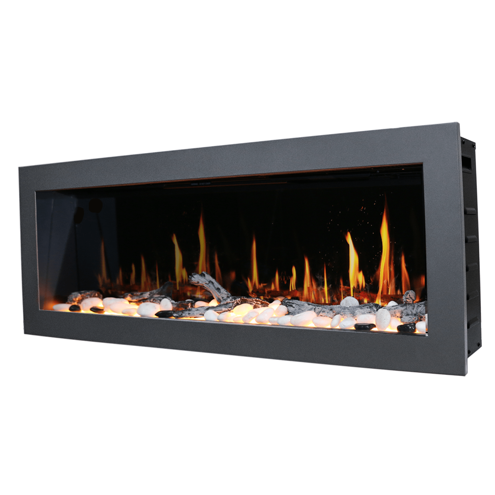 Litedeer Homes Latitude II 58-inch Seamless Push-in Electric Fireplace ZEF58V