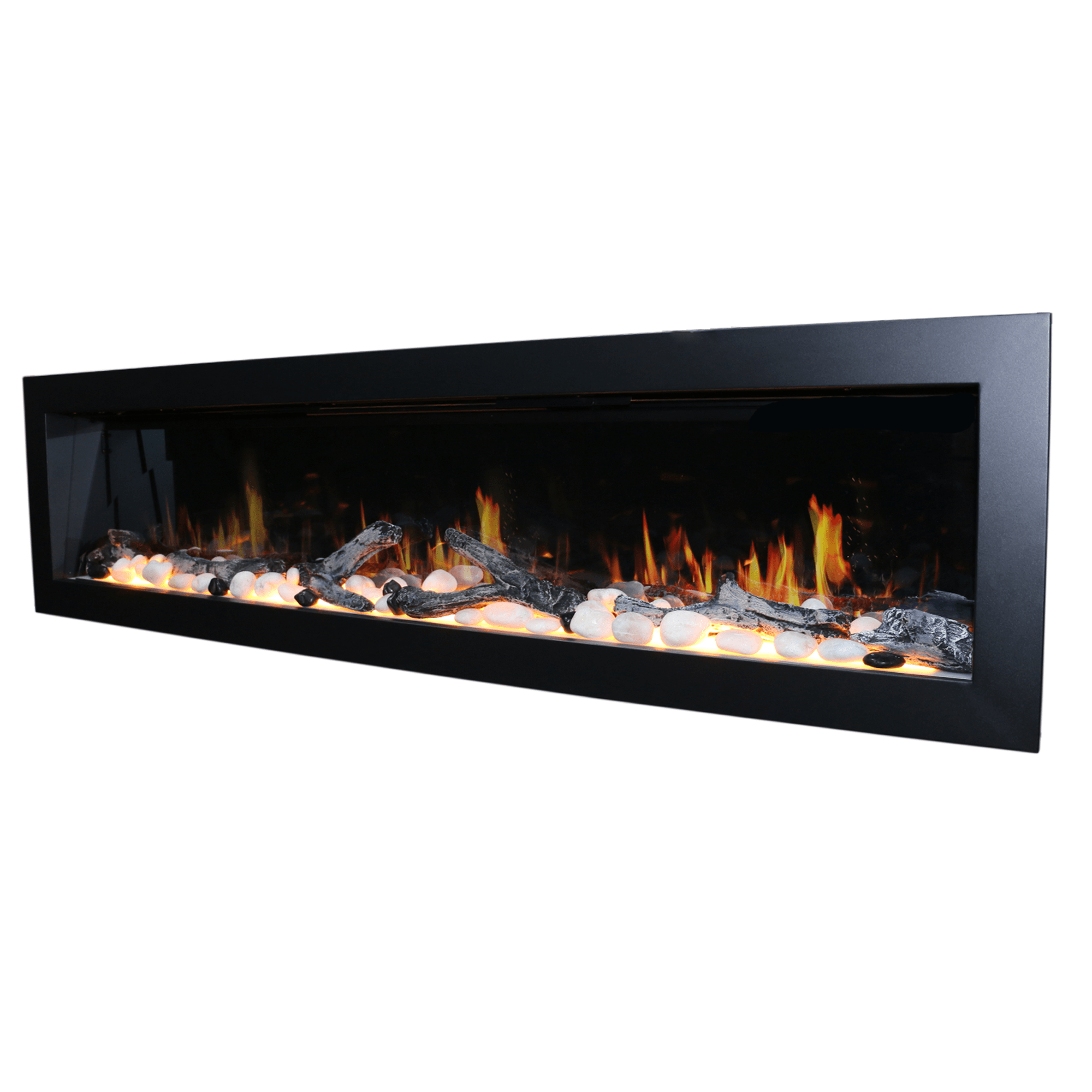 Litedeer Homes Latitude II 68-inch Seamless Push-in Electric Fireplace ZEF68X