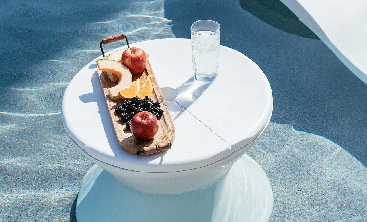 Ledge Signature Side Table Lid with Umbrella Hole