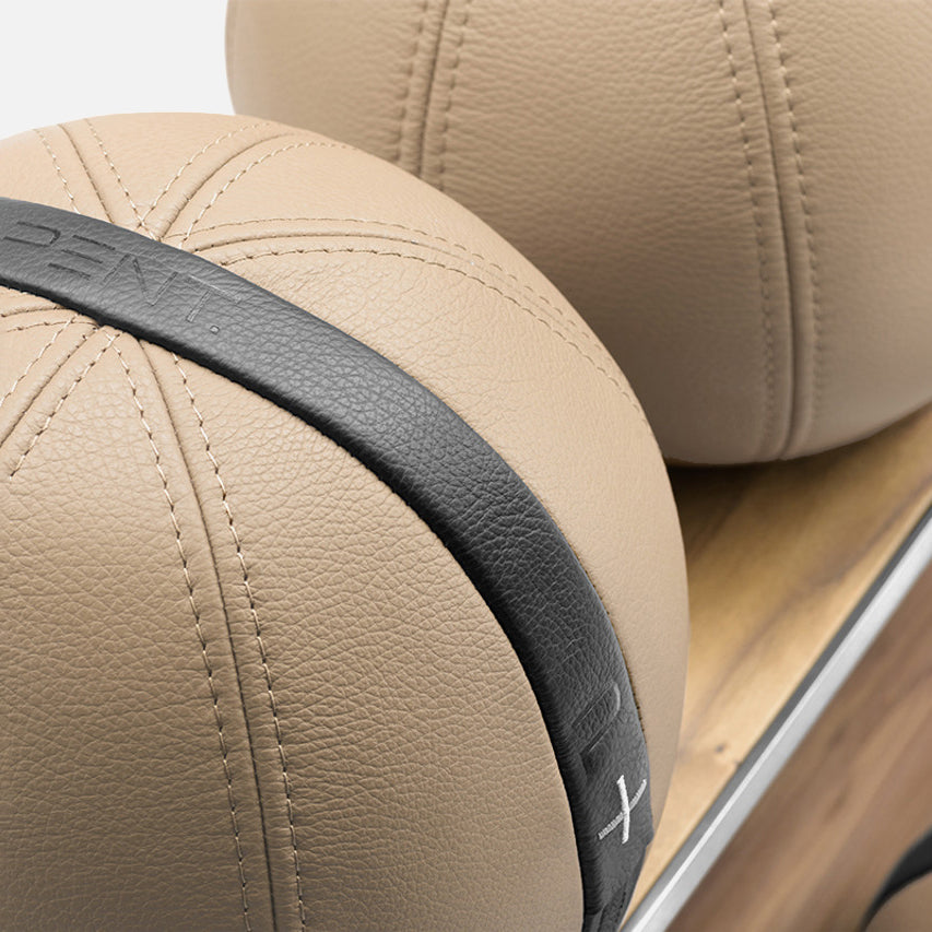Moxa Vertical Leather Medicine Ball Set, Light