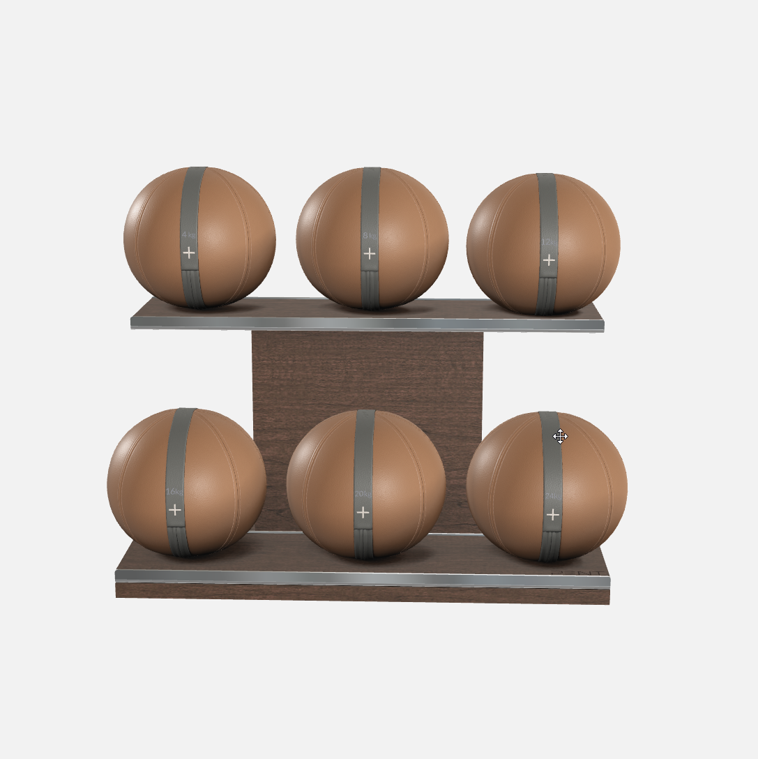 Moxa Leather Medicine Ball Set, Full