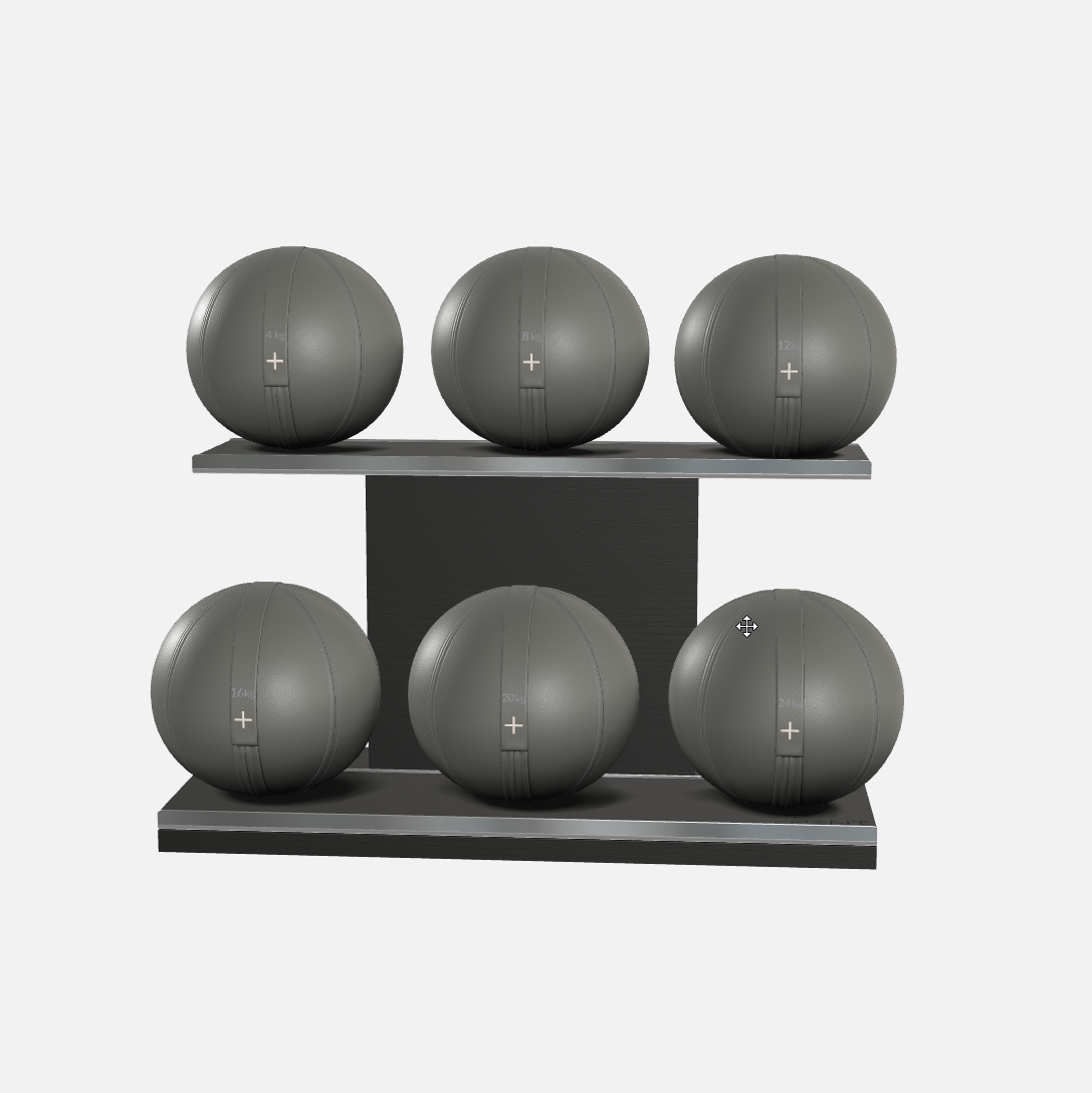 Moxa Leather Medicine Ball Set, Full