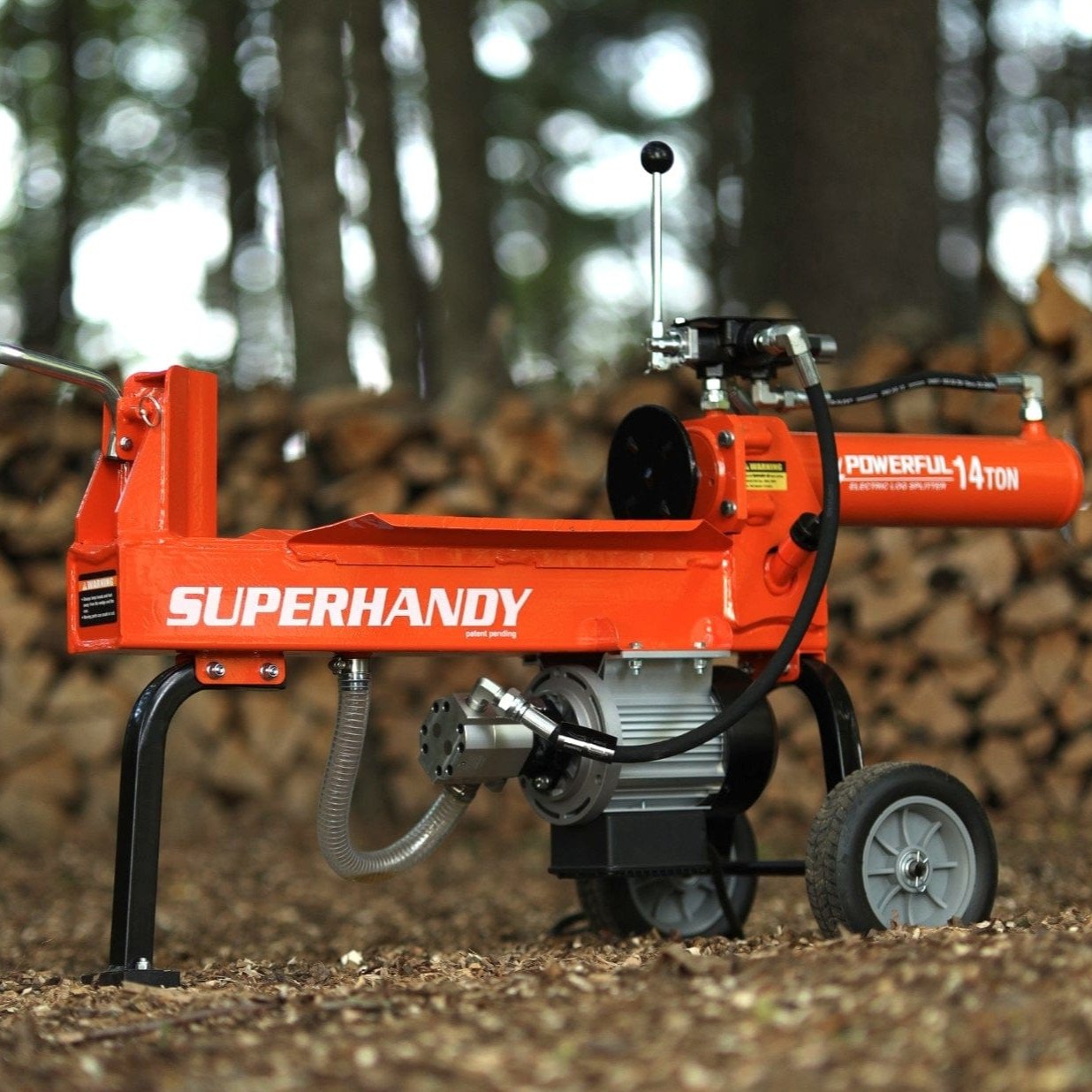 Super Handy 14 Ton Electric Log Splitter - 120V Corded, 20" Max Log Length