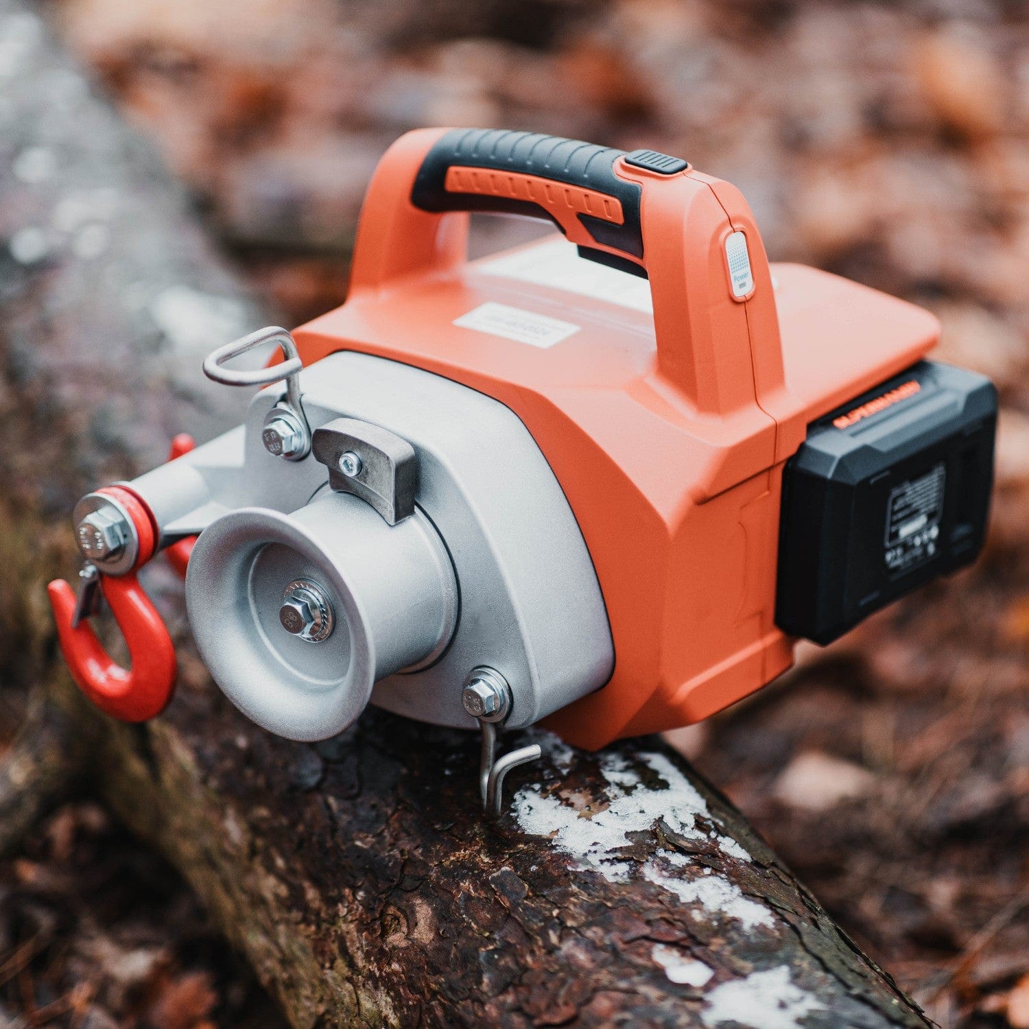 Super Handy Electric Capstan Winch - 48V 2Ah Battery, Low-Stretch Rope