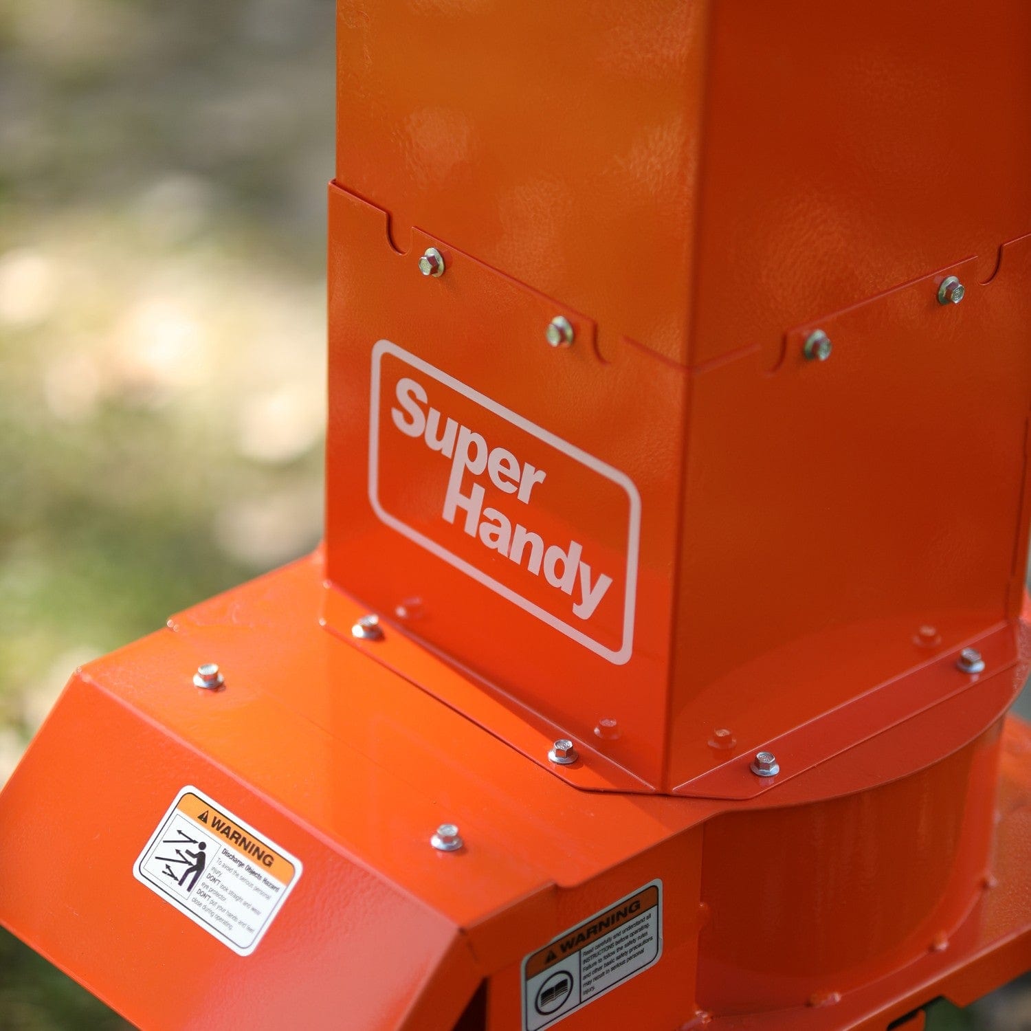 Super Handy Electric Leaf Mulcher - 120V Corded, 11"  Heavy Duty Blades, Steel Housing Body