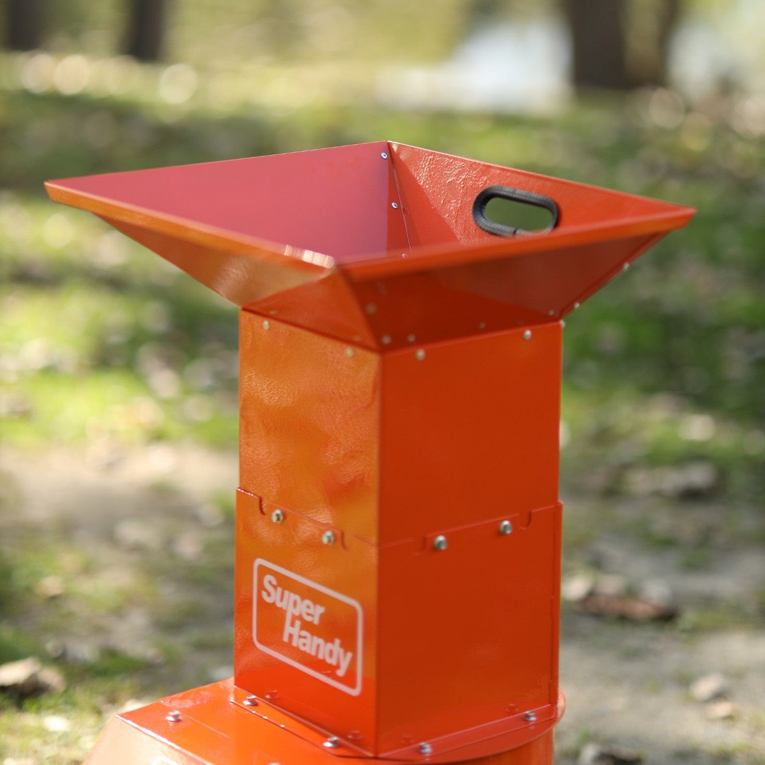 Super Handy Electric Leaf Mulcher - 120V Corded, 11"  Heavy Duty Blades, Steel Housing Body