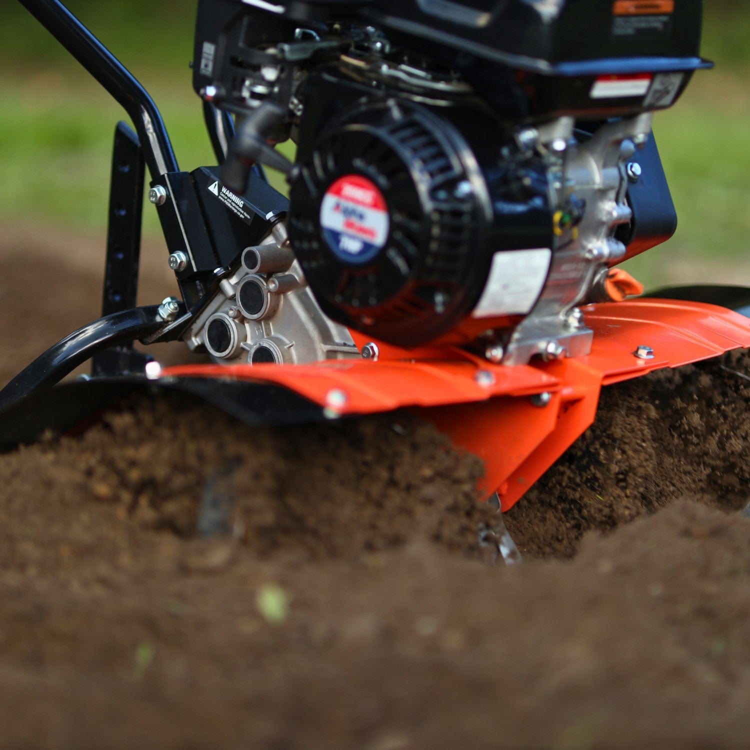 Super Handy Gas Garden Tiller Pro - 7HP 209CC, 27" Tilling Width