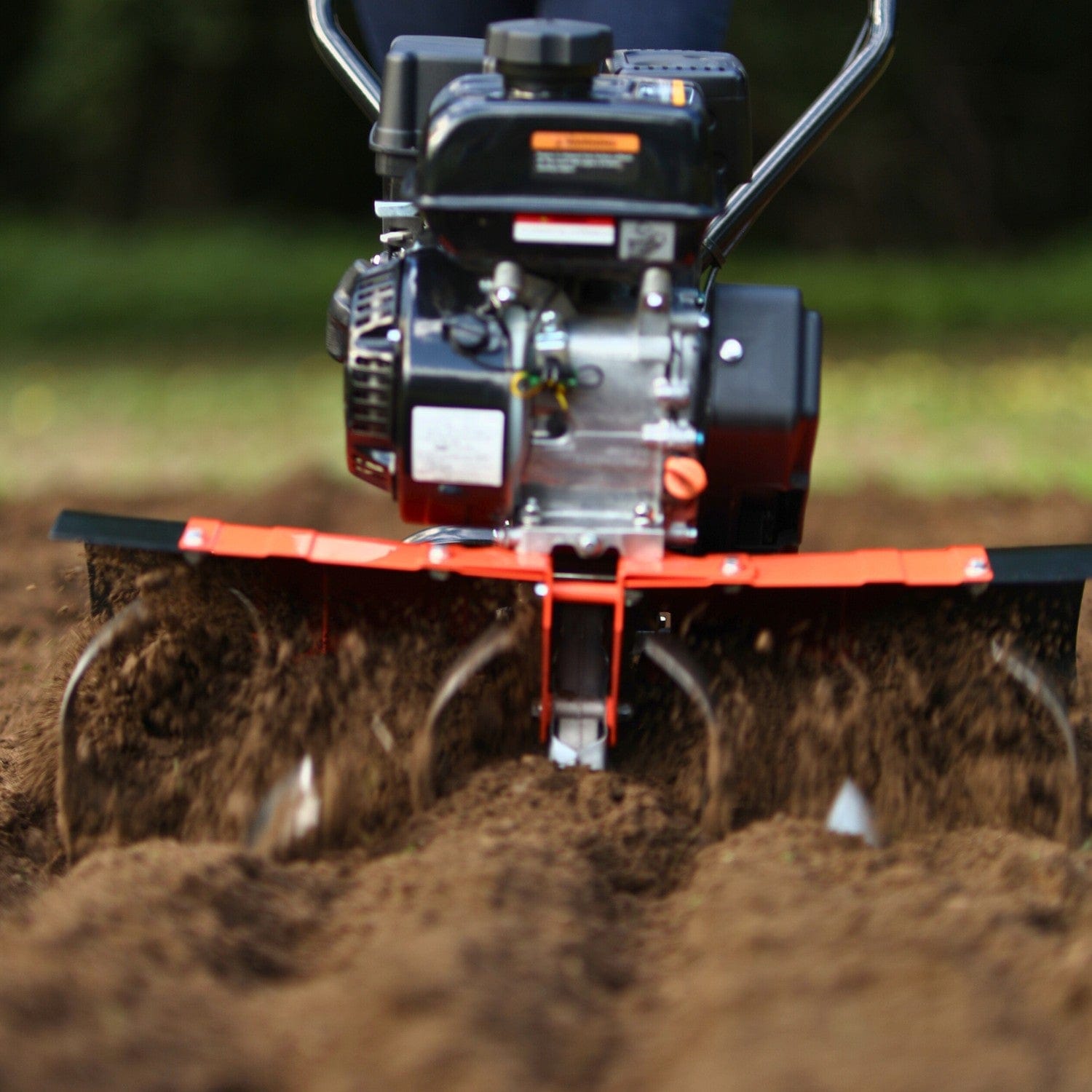Super Handy Gas Garden Tiller Pro - 7HP 209CC, 27" Tilling Width