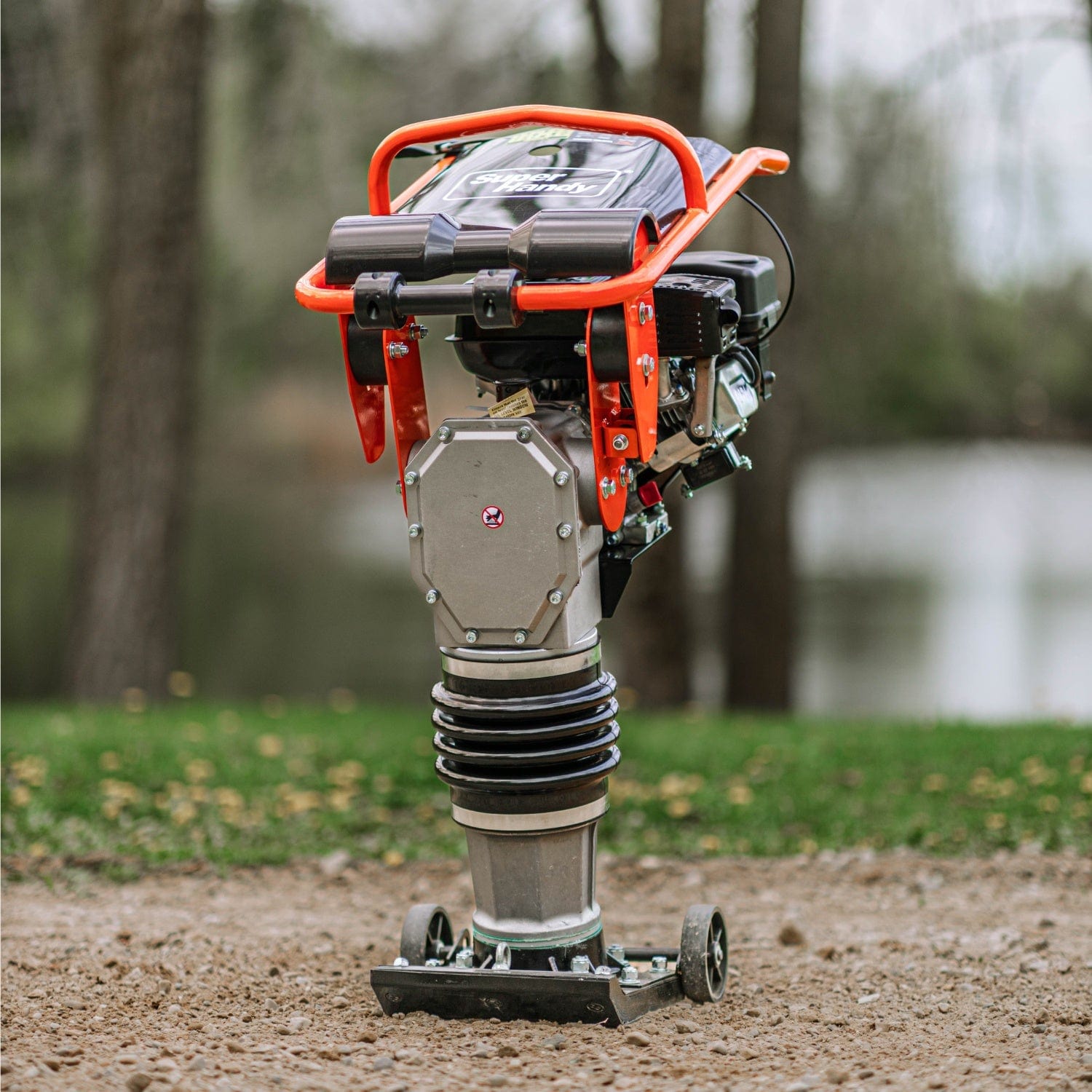 Super Handy Jumping Jack Tamping Rammer Pro - 7HP 209CC Engine High Impact Soil Compaction