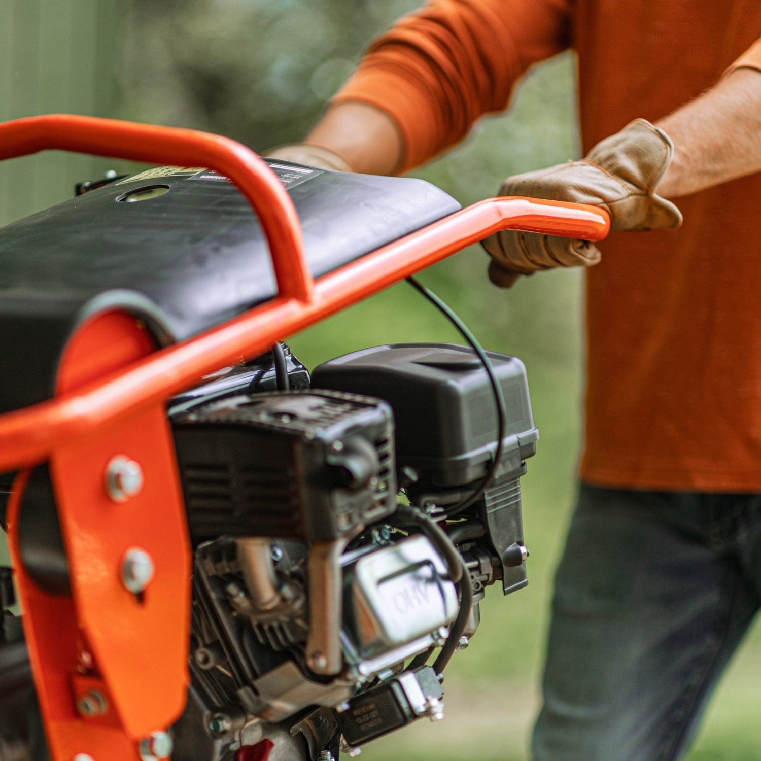 Super Handy Jumping Jack Tamping Rammer Pro - 7HP 209CC Engine High Impact Soil Compaction