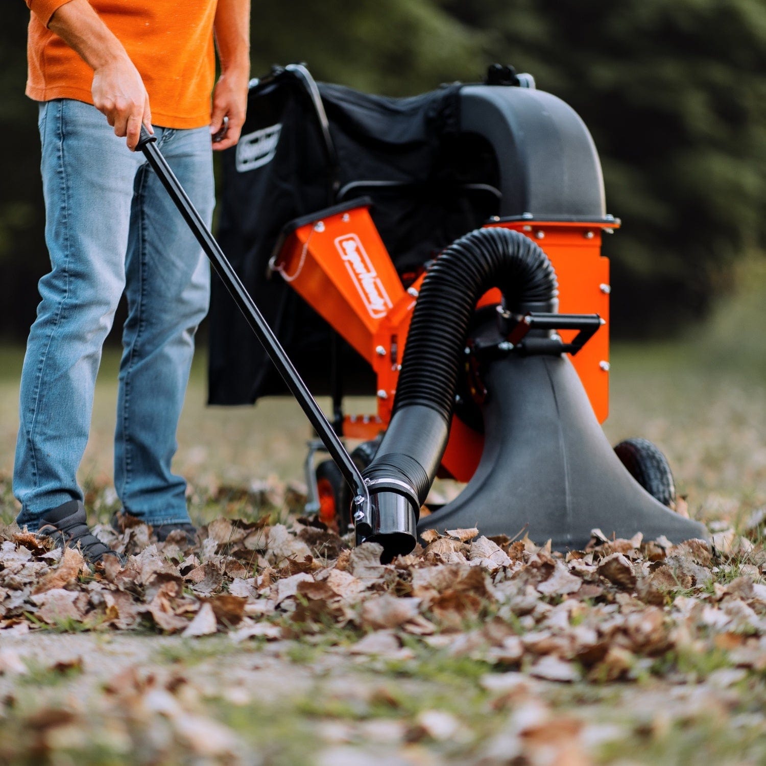 Super Handy Leaf Vacuum & Wood Chipper - 7HP Engine, 10:1 Mulch Ratio, Max 2" Branches