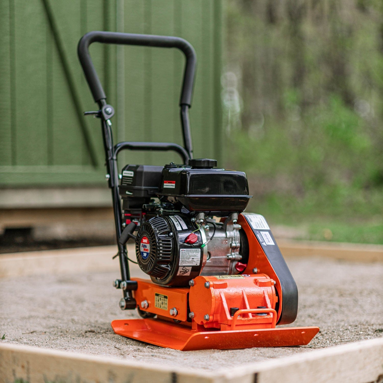 Super Handy Plate Compactor - 7HP 209CC, 12" Max Tamper Depth