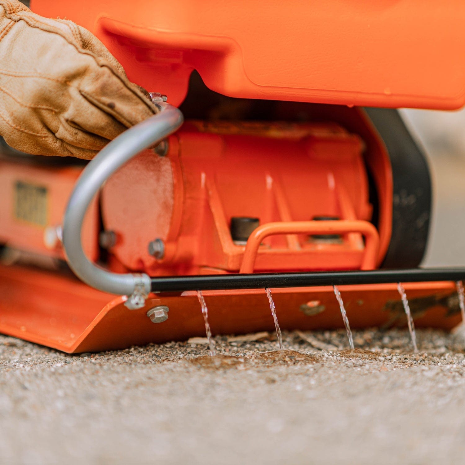Super Handy Plate Compactor - 7HP 209CC, 12" Max Tamper Depth, Water Tank Upgrade