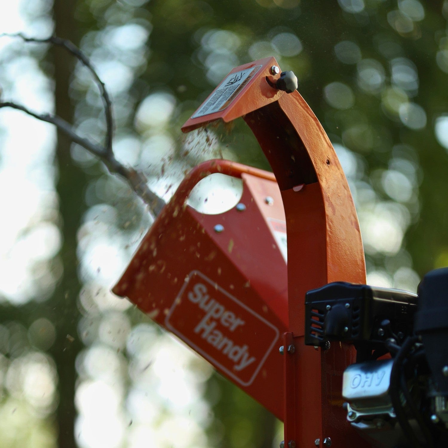 Super Handy Wood Chipper Mini - 7HP 212CC, 3" Max Branch Capacity