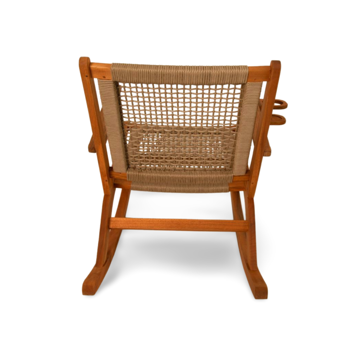 Balkene Home Vega Outdoor Rocking Chair with Beverage Holder | 65245