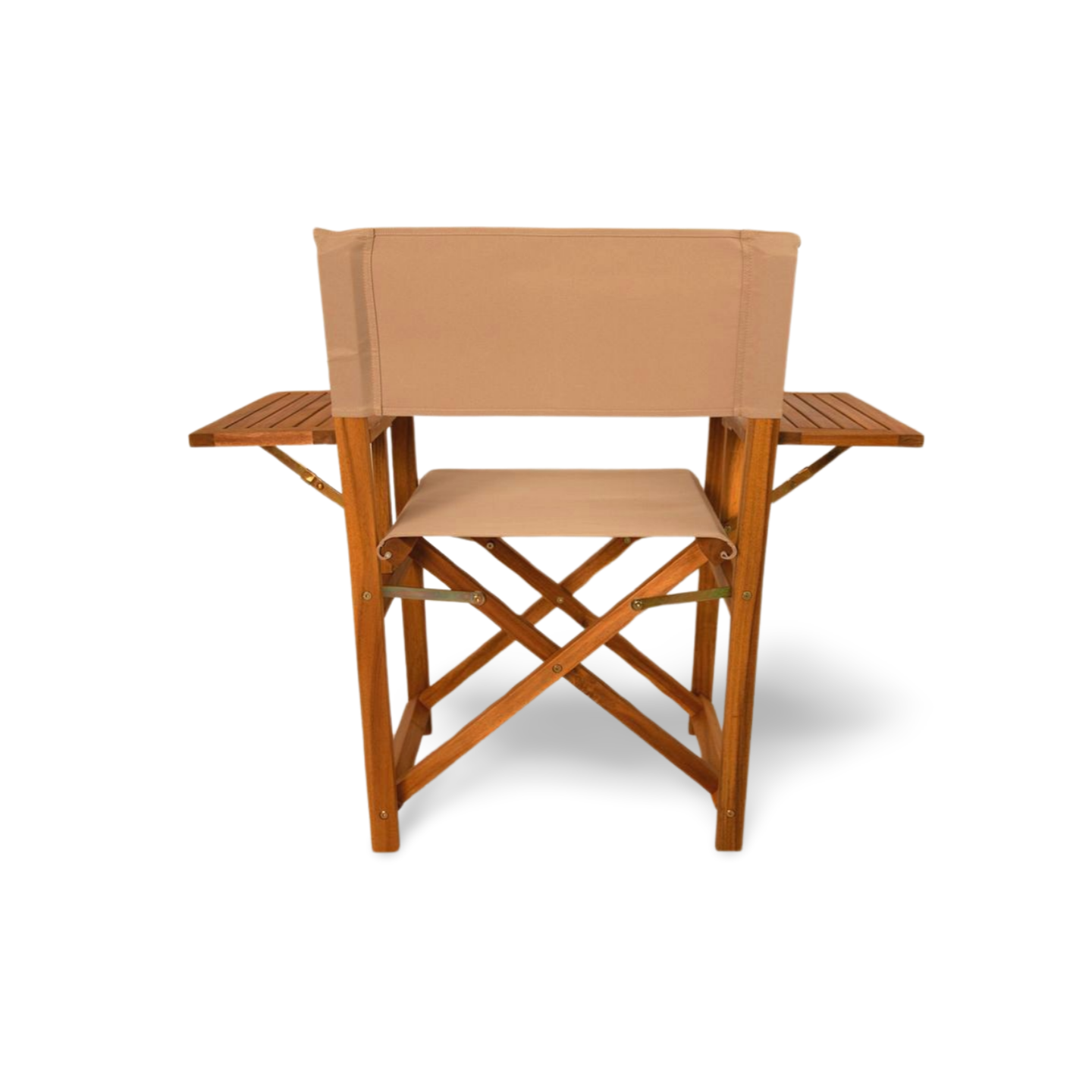 Balkene Home Walker Outdoor Folding Directors Chair with Side Tables | 65246