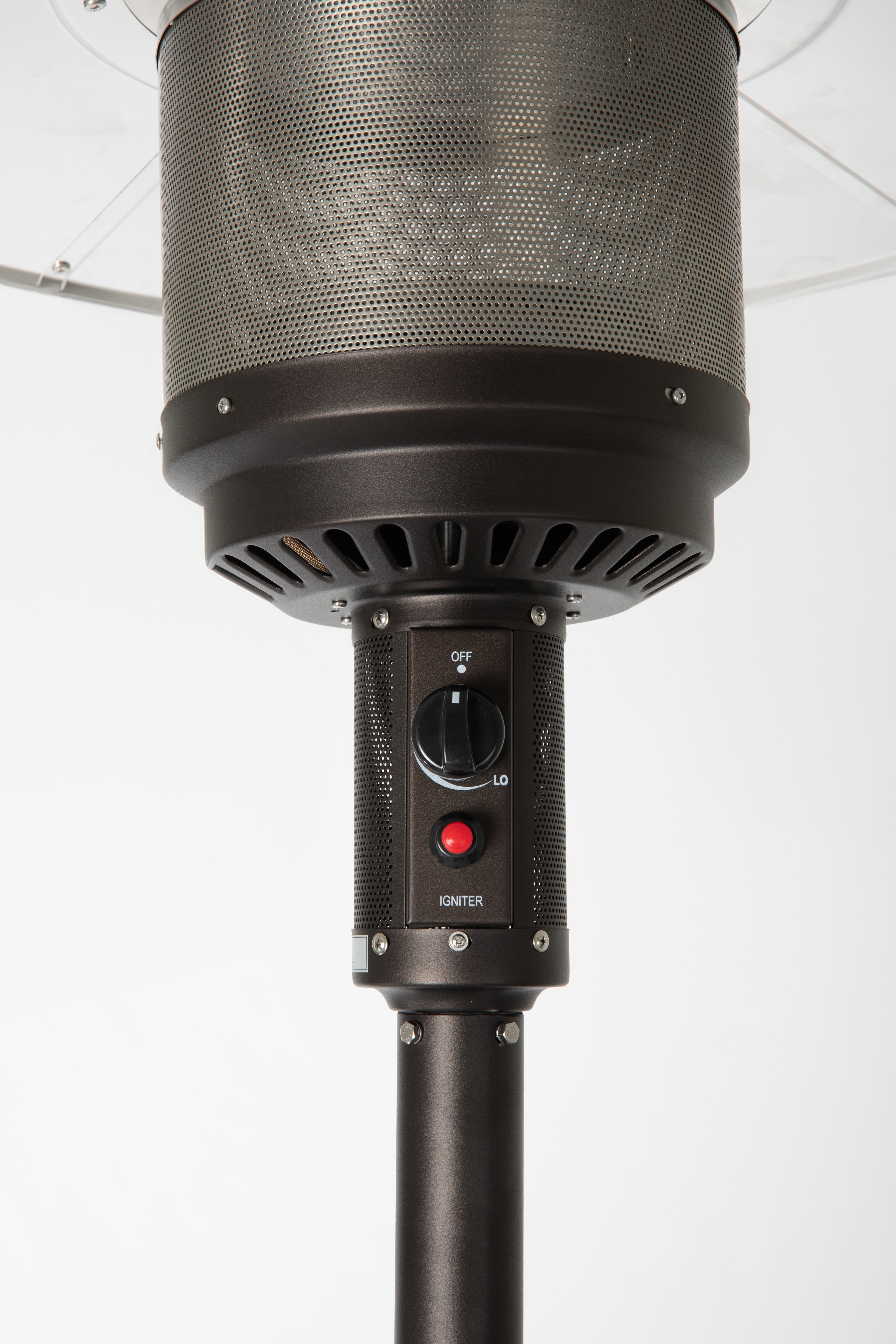 Fire Sense Mocha Finish Patio Heater with Table | 65264